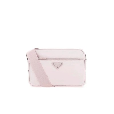 PP Re-Nylon Shoulder Bag in Alabaster Pink