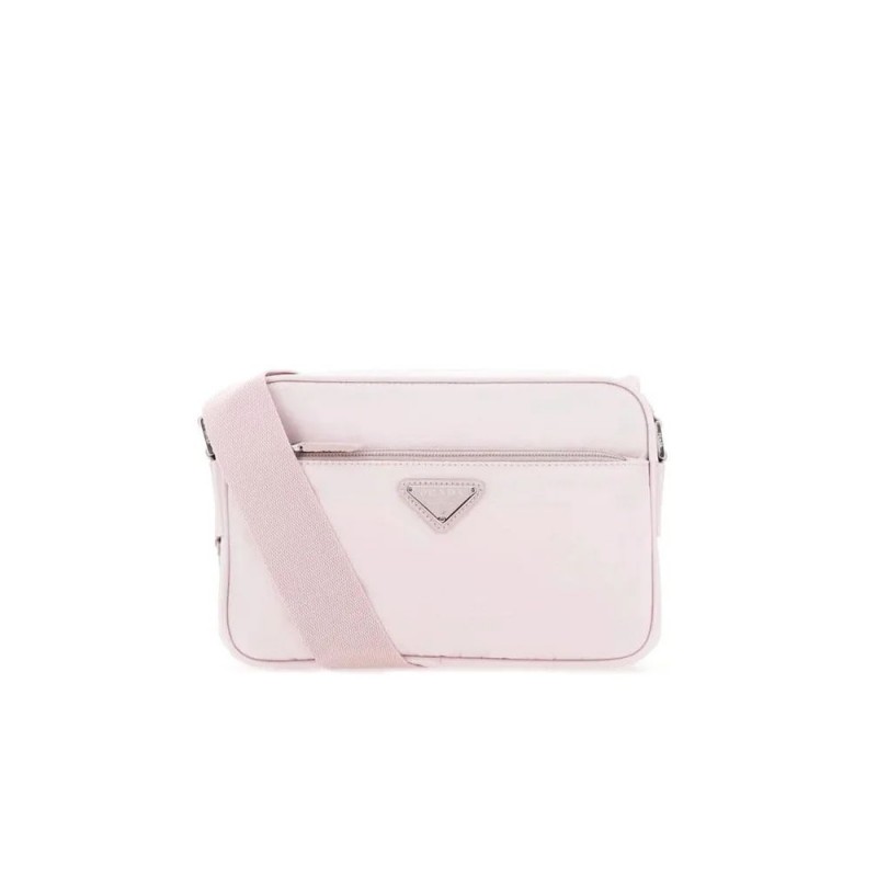 PP Re-Nylon Shoulder Bag in Alabaster Pink