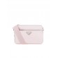 PP Re-Nylon Shoulder Bag in Alabaster Pink
