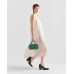 PP Small antique nappa leather top handle bag – Sage Green