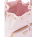 PP Duet Re-Nylon Bucket Shoulder Bag in Alabaster Pink