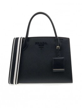 PP Monochrome Medium Saffiano Bag