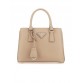 PP Galleria Saffiano Leather Mini Bag in Cameo Beige