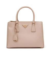 PP Galleria Saffiano Leather Medium Bag in Powder Pink
