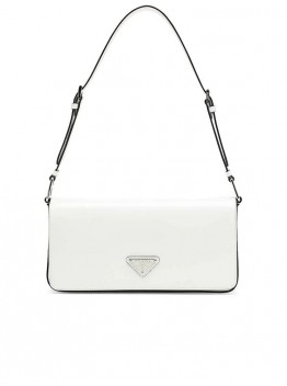 PP Brushed Leather Femme Bag in White N