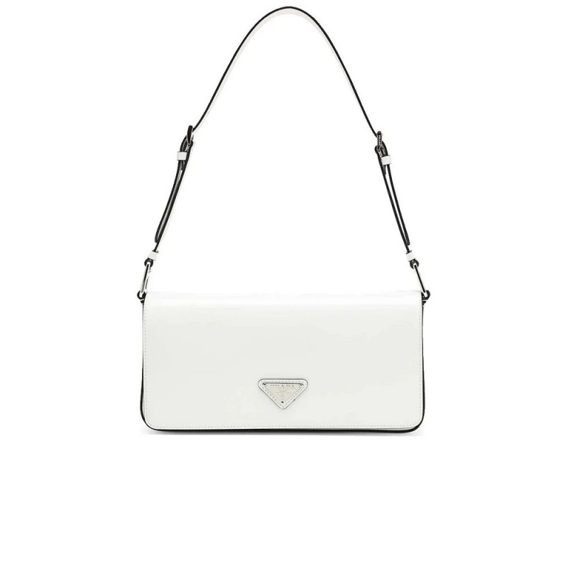 PP Brushed Leather Femme Bag in White N