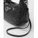 PP Soft padded nappa leather mini-bag – Black