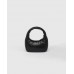 PP Soft padded nappa leather mini-bag – Black