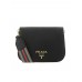 PP Leather Crossbody Bag in Black