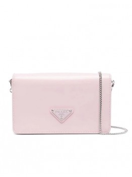 PP Brushed Leather Shoulder Bag