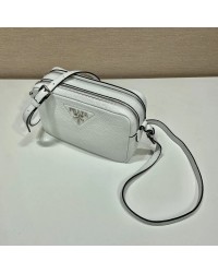 Pra Bag With Shoulder Strap White For Women, Women’s Bags 8.6in/22cm 1BH082_2DKV_F0009_V_3OM