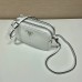 Pra Bag With Shoulder Strap White For Women, Women’s Bags 8.6in/22cm 1BH082_2DKV_F0009_V_3OM