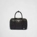 PP Medium antique nappa leather top handle bag – Black