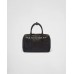 PP Medium antique nappa leather top handle bag – Black