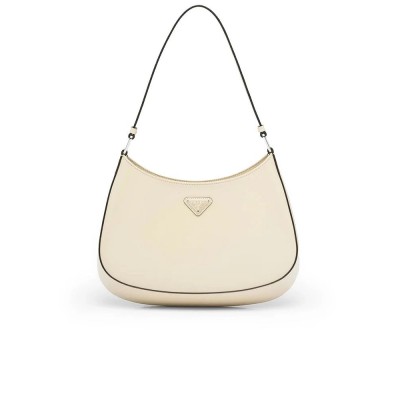 PP Cleo Brushed Leather Shoulder Bag in Desert
