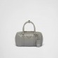 PP Small antique nappa leather top handle bag – Slate Gray