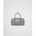 PP Small antique nappa leather top handle bag – Slate Gray