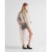 PP Small antique nappa leather top handle bag – Slate Gray