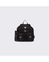 PP Re-Nylon medium backpack- Black