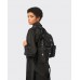 PP Re-Nylon medium backpack- Black