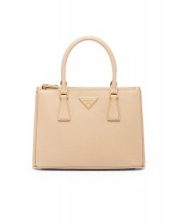 PP Galleria Saffiano Leather Medium Bag in Sand Beige