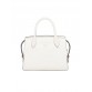 PP Saffiano Leather PP Monochrome Bag in White
