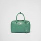 PP Medium antique nappa leather top handle bag – Sage Green