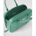 PP Medium antique nappa leather top handle bag – Sage Green