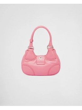 PP Moon padded nappa-leather bag – Geranium Pink
