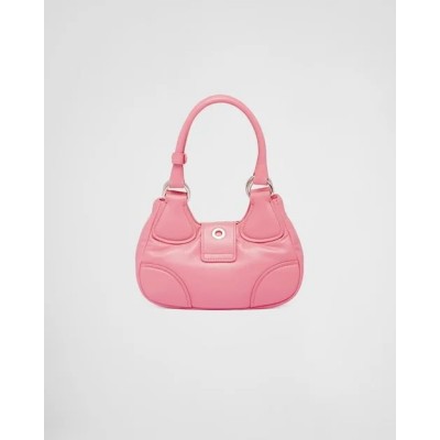 PP Moon padded nappa-leather bag – Geranium Pink