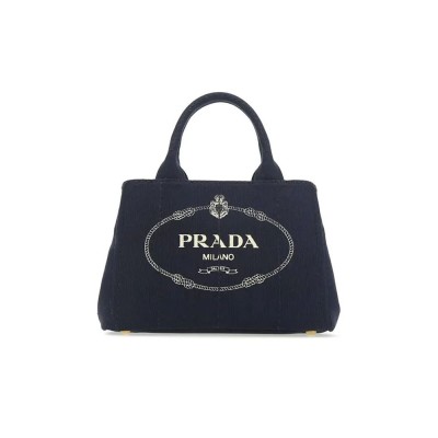 PP Small Cotton Canvas Tote in Navy