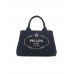 PP Small Cotton Canvas Tote in Navy