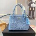 Pra new arrival blingbling bag size; 23*10*16cm