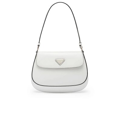 PP PP Cleo Brushed Leather Shoulder Bag with Flap