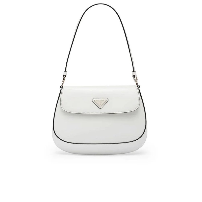 PP PP Cleo Brushed Leather Shoulder Bag with Flap