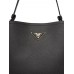 PP Saffiano Leather PP Matin��e Bag in Black