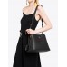 PP Saffiano Leather PP Matin��e Bag in Black