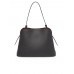 PP Saffiano Leather PP Matin��e Bag in Black