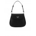 PP Cleo Saffiano Leather Small Shoulder Bag in Black