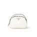 PP Saffiano Leather Odette Bag in White