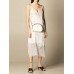 PP Saffiano Leather Odette Bag in White