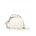 PP Saffiano Leather Odette Bag in White