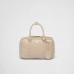 PP Medium antique nappa leather top handle bag – Desert Beige