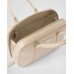 PP Medium antique nappa leather top handle bag – Desert Beige