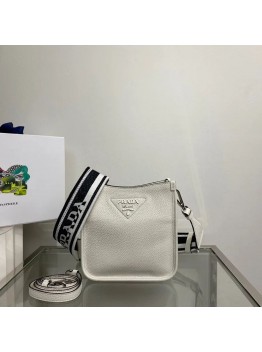 Pra Mini Shoulder Bag White For Women, Women’s Bags 7.9in/20cm