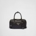 PP Antique nappa leather multi-pocket top-handle bag – Black