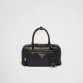 PP Antique nappa leather multi-pocket top-handle bag – Black