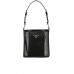 PP Logo Mesh Bucket Bag in Black