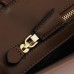 PP big size leather Symbole bag with topstitching