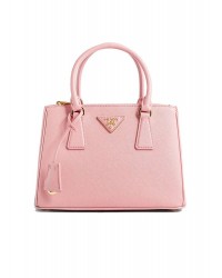 PP Galleria Saffiano Leather Small Bag in Petal Pink